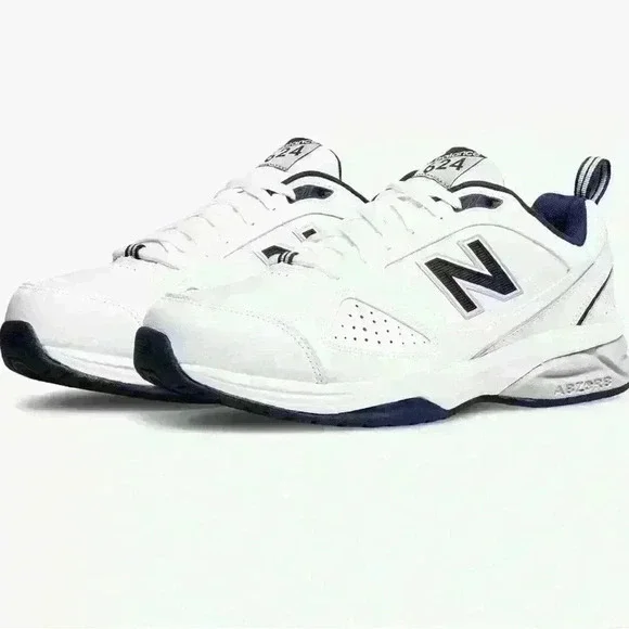 MSRP $105 LIKE NEW Balance Men's Fitness Multisport  Shoes Sz 11 White/NavyBlue - Picture 4 of 15